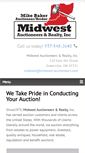 Mobile Screenshot of midwest-auctioneers.com